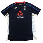 2022 ENGLAND NEW BALANCE HEATHER TEE NAVY