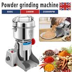 800g 2400W Electric Grain Grinder Cereal Mill Flour Powder High Speed Machine BU