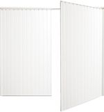New Side hinged Garage Door Vertical 7ft wide x 6ft6 high White