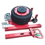 5 Ton Pneumatic Air Bag Jack | Heavy Duty Car Lift Garage Tool Red