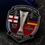 Aston Villa v SC Freiburg Europa League Final 2026, Limited Edition Enamel Badge