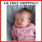 19inch Reborn Baby Doll kit Quinbee Unpainted Kit With cloth body DIY parts