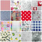 Wipe Clean Vinyl PVC Tablecloth, Square & Oblong Sizes, Various Designs.