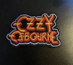 Ozzy Osbourne Logo Sew On Patch Metal rock Band Battle Vest Black Sabbath
