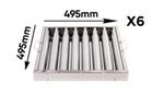 Canopy Grease Baffle Filter Stainless Steel Kitchen Extraction Hood (BOX OF 6)