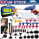 PDR Tools Car Paintless Kit Dent Puller Lifter Repair Removal Hail Tabs Glue Gun