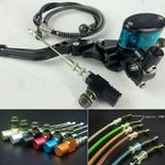 Motorcycle Hydraulic Clutch Lever Master Cylinder Oil Hose Pump Ta H4K3 C2H0