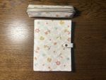 Coach White Watercolor Floral Notebook and Pencil Case Set