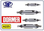DORMER A225 CENTRE DRILL BS1 1/8", BS2 3/16", BS3 1/4", BS4 5/16" & BS 5 7/16"