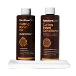 Chopping Board Oil & Conditioner Care Kit - Worktop Cutting Board Butcher Block