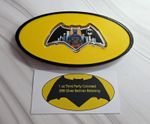 2025 Samoa $5 DC Batman Batarang 1oz .999 Silver Coin Colourised w/ Case