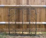 antique wrought iron garden gate