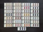 London 2012 Olympic Games Gold Medal Winners - Full Collection of 29 Sheets. MNH