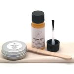 Leather Repair Kit Glue Black Filler and Sub Patch for Car Sofa Restore Seats