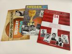 SET URUGUAY 30 + SWISS 54 + SWEDEN 58 WORLD CUP SOCCER ALBUMS 738 Stickers