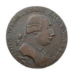Rare 1793 Warwickshire JOHN WILKINSON CONTEMPORARY FORGERY token - D&H# 403 R