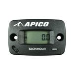 Apico Digital Hour Tach Meter Tachometer Motorcross Enduro RPM Motorcycle ATV