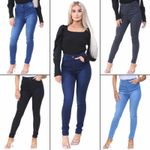 Enzo Womens Skinny Jeans Ladies Slim Fit High Waist Stretch Flex Denim Trousers