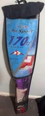 Air Sport Flash 170 CX Delta Wing Sports Kite packaged in its carrying sleeve