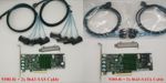 9300-8i 12Gbps HBA IT mode ZFS FreeNAS unRAID w/ 2*SFF8643 SATA/SAS Cable 