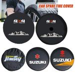 Car Spare Wheel Tire Tyre Cover Storage Bag Case Protector For Jeep Suzuki Jimny