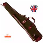 Rifle Gun Slip Waxed Canvas Leather Gun Carry Case Shooting Gun Cover Gun Bag