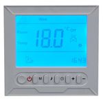 7 DAY PROGRAMMABLE TIMER WITH THERMOSTAT FOR ELECTRIC RAIL AND RADIATORS