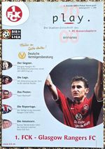 Kaiserslautern v Rangers - UEFA Cup, 3rd Rd, 2nd Leg - 7 December 2000