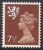 Scotland 1971 sg S25Ey 7 1/2p Phosphor Omitted / Missing Error MNH