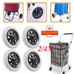 Shopping Trolley EVA Replacement and Spare Wheels New Wheels for 2/4PCS Wheels