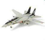 1:100 F-14 VF-84 Tomcat Jolly Rogers Fighter Jet Aircraft Diecast Model US Navy