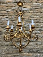 Refurbished Antique Chandelier. Re wired with New White Candle Drip Tube’s.