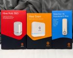 New, Sealed Hive Bundle - Hub 360 Smart Home Hub, Hive Siren Alarm & Hive Sensor