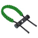 15.75 Inch Bow Wrist Sling 550 Paracord Strap Compound Green 1 Count