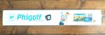PhiGolf Home Golf Simulator Motion Sensor Bluetooth Battery Powered White/Blue