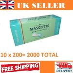 Mascotte GREEN Menthol Filter cigarette empty tubes BEST PRODUCT Tobacco