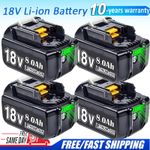 🔥4~1x For Makita 18V Battery Li-ion LXT 8.0Ah 6.0Ah BL1840 BL1850 BL1830 BL1860