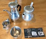 Gerald Benney for Selangor Pewter 1970s Modernist Tea & Coffee Set – Rare 4‑Piec