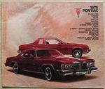 PONTIAC 1976 RANGE USA Sales Brochure SUNBIRD Firebird LE MANS Bonneville ASTRE+