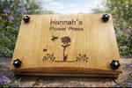 FLOWER PRESS 🌹 VINTAGE STYLE WOODEN FLOWER AND HERB  PRESS CAN BE PERSONALISED