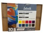 Pebeo Setasilk Collection Fabric Paint 10 x 45ml Silk Painting Gift Set 758485