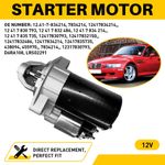 12V STARTER MOTOR LRS02291 FOR MINI Hatchback Convertible R50 R52 R53 7834214 1x