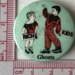 Vintage Rich Kids Ghosts Pin Badge glen matlock sex pistols Punk Better Badges