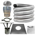 Flue Liner Stove Pack 904/904 grade  Flexible Chimney Flue Liner Kit 5inch 6inch