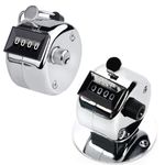 4 Digit High Quality Tally Counter Hand Held Number Clicker Mechanical Manual