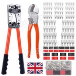 Crimping Tool Cable Lug Crimper Wire Plug Pliers Battery Terminal Assortment Kit