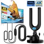 TV Aerial, Digital TV Antenna Range Signal Booster Amplifier Indoor for Smart TV