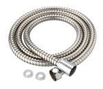 SHOWER HOSE 1/1.5/2/2.5/3M FLEXIBLE STAINLESS STEEL CHROME SHOWER BATHROOM PIPE