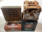 Tesla Box & Caesar’s Codex, Mechanical & Electronic puzzles