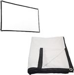 zalati Projector Screen Portable Indoor/Outdoor Movie Theater screen 16/9 polye